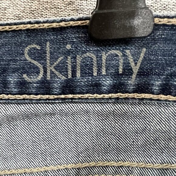 Calvin Klein Jeans Womens 6 Blue Skinny Straigth Denim Stretch Cotton Blend - Picture 9 of 14